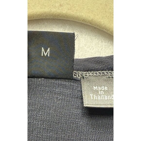 Hugo Boss Long Sleeve Crewneck T-Shirt Men's Sz M Navy Blue Cotton Lightweight - Picture 5 of 9